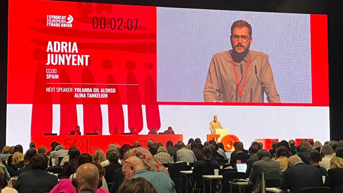 XV Congreso de la CES en Berln.