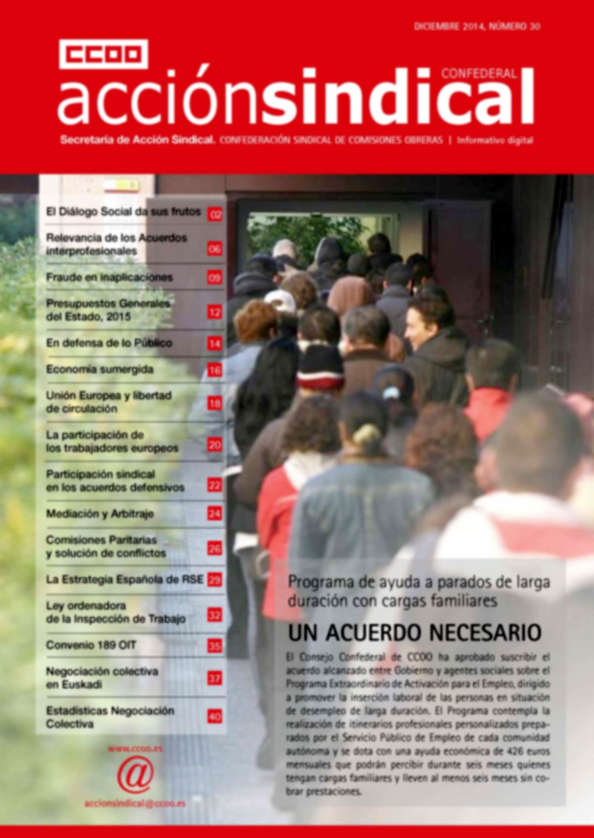 Informativo Digital Accin Sindical Confederal, n 30