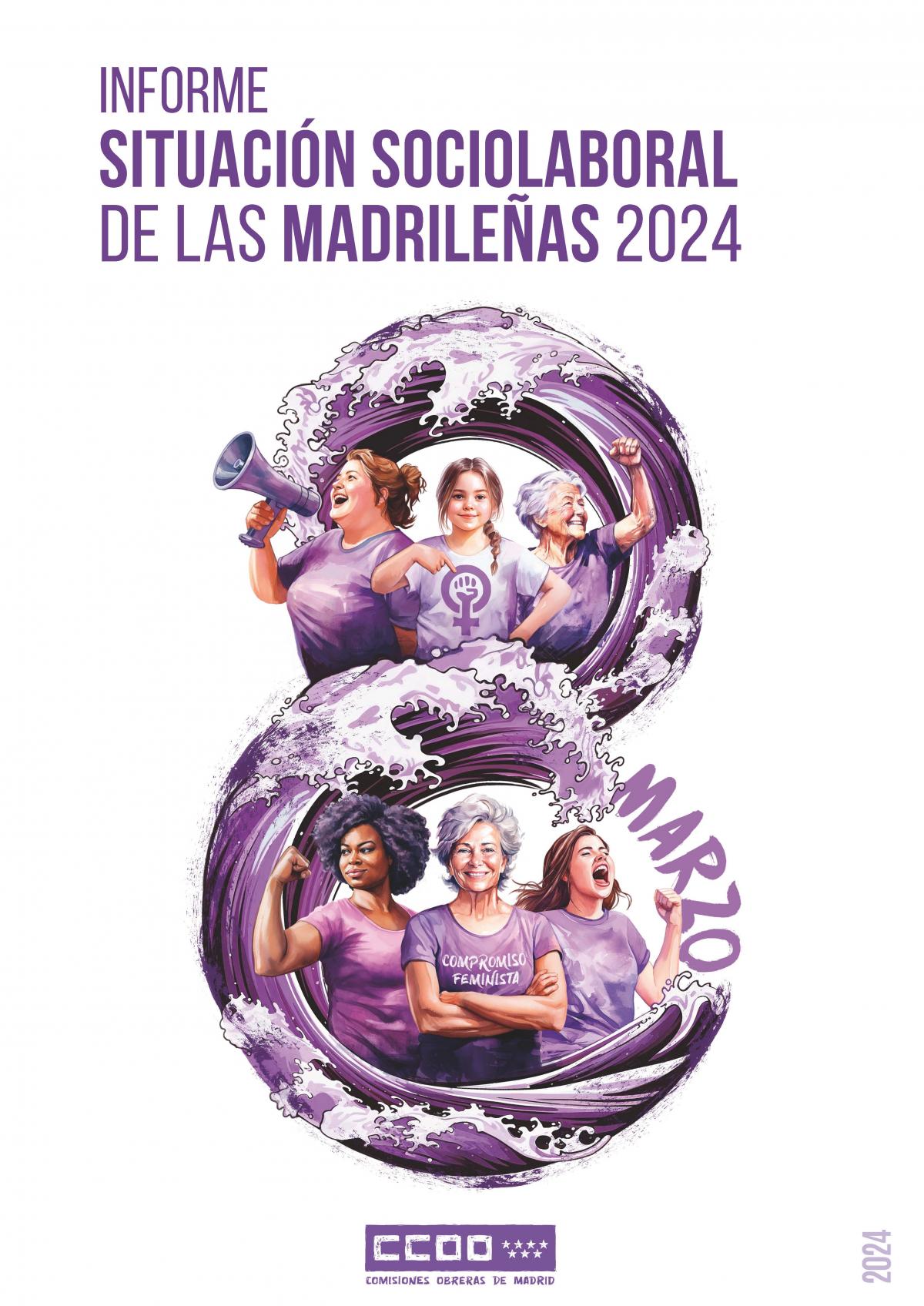 Informe Situacin sociolaboral de las madrileas 2024.