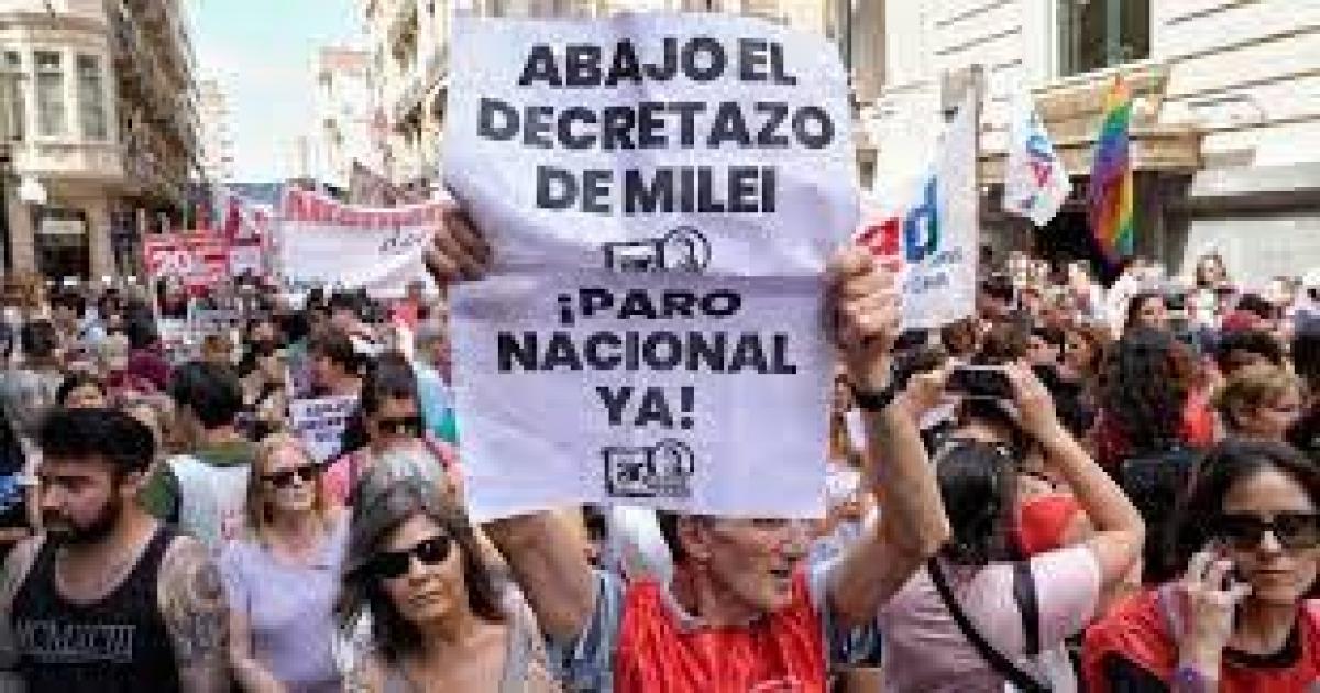 Huelga general en Argentina