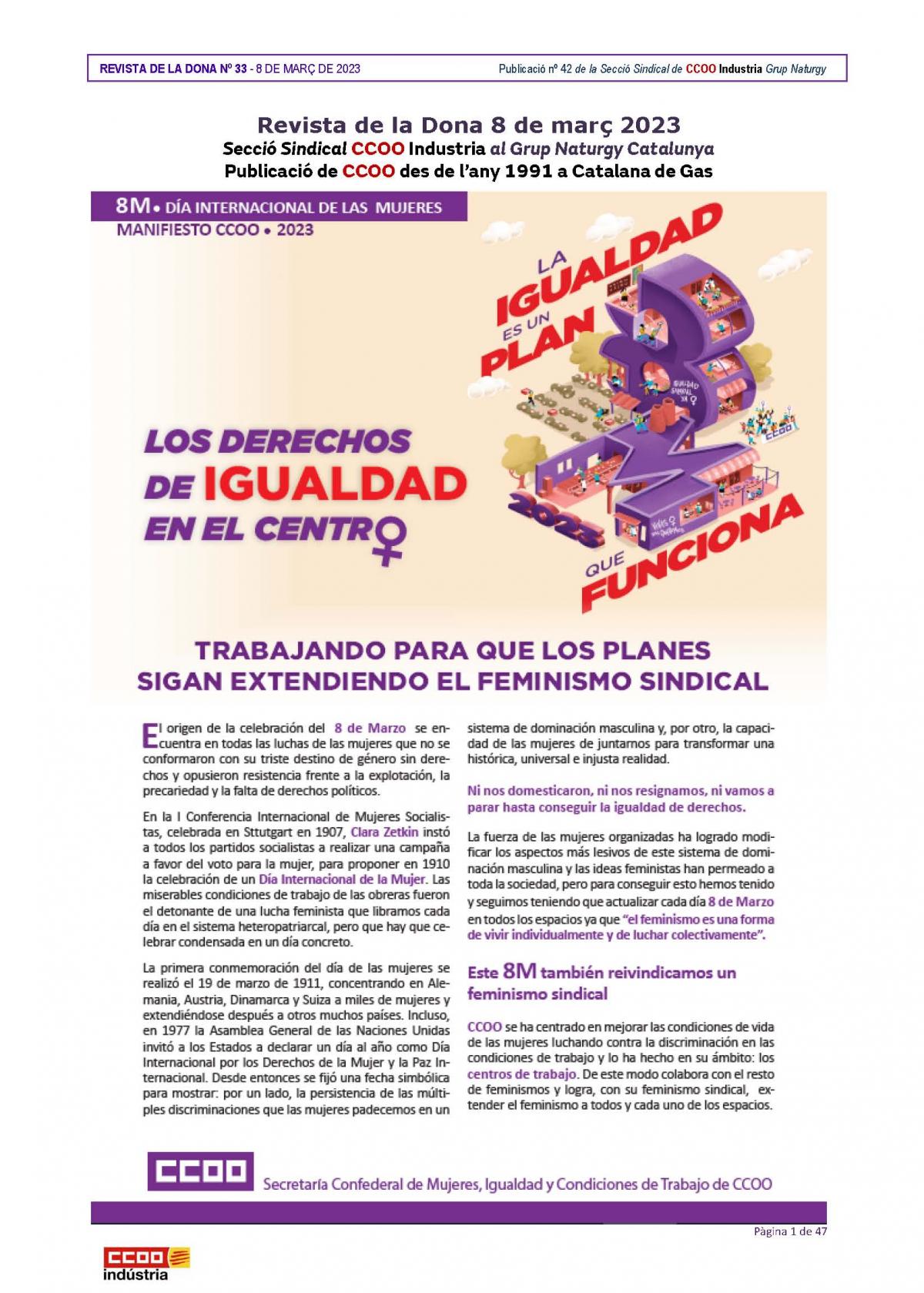 Revista de la Dona 8 de Mar, 33 (Mar de 2023).