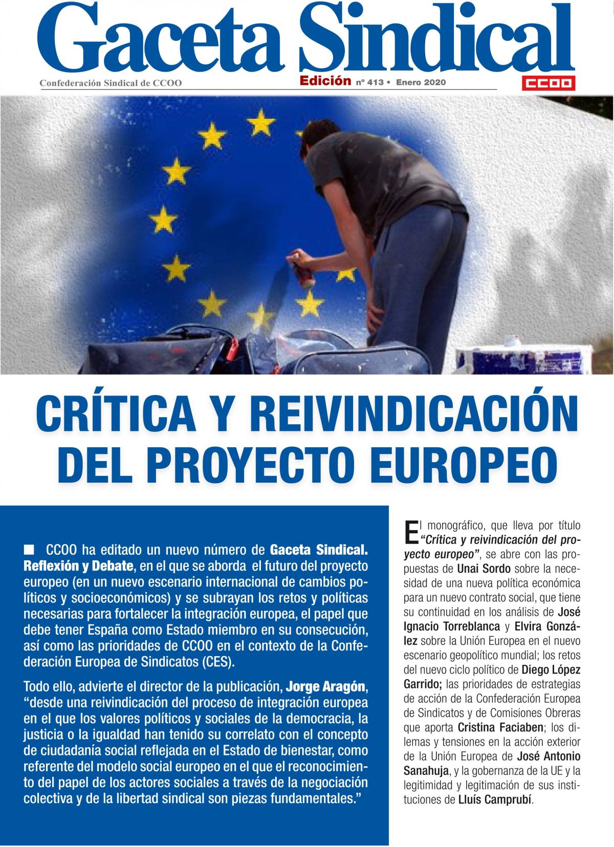 Gaceta 413 proyecto europeo