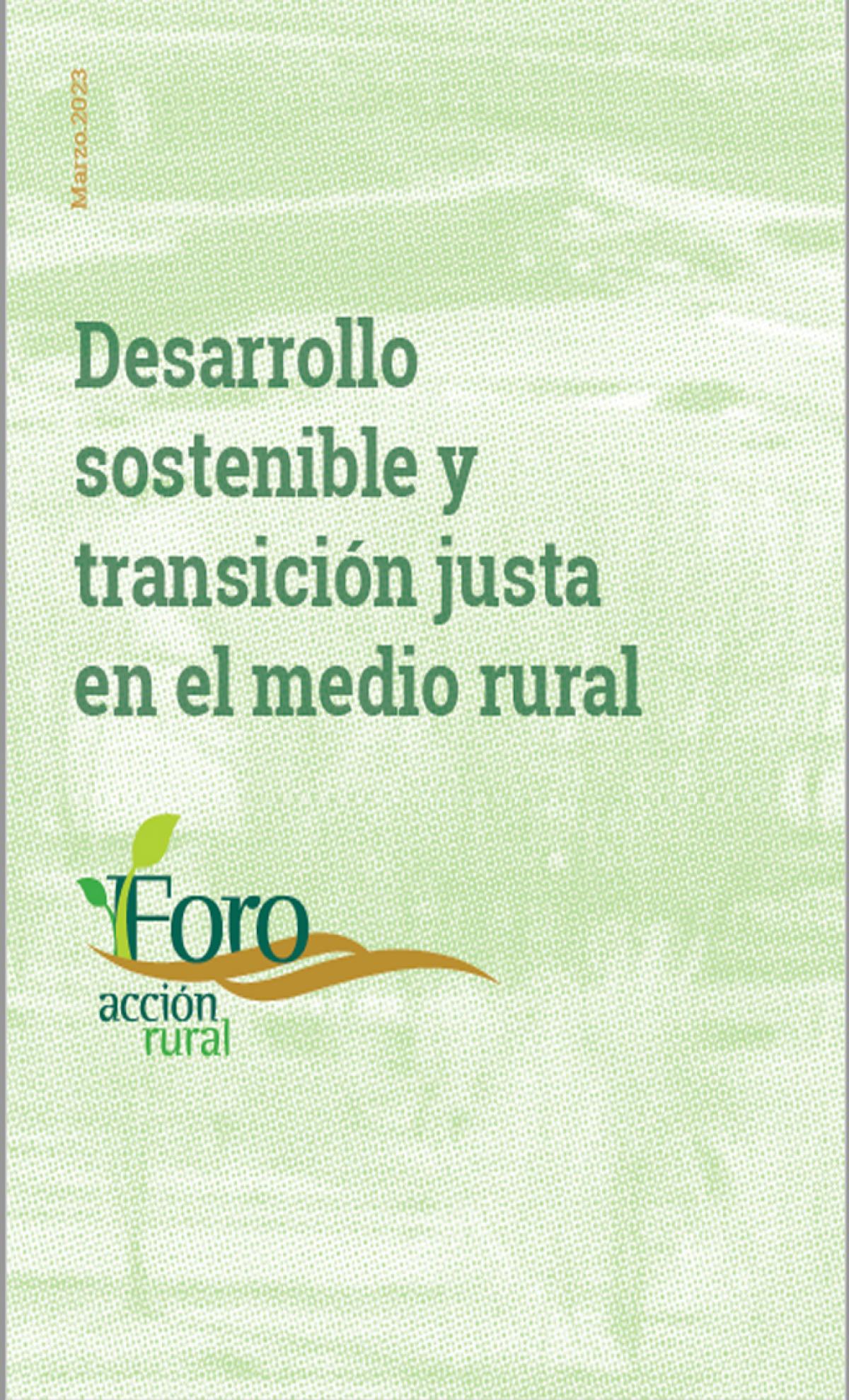 Desarrollo sostenible y transición justa en el medio rural