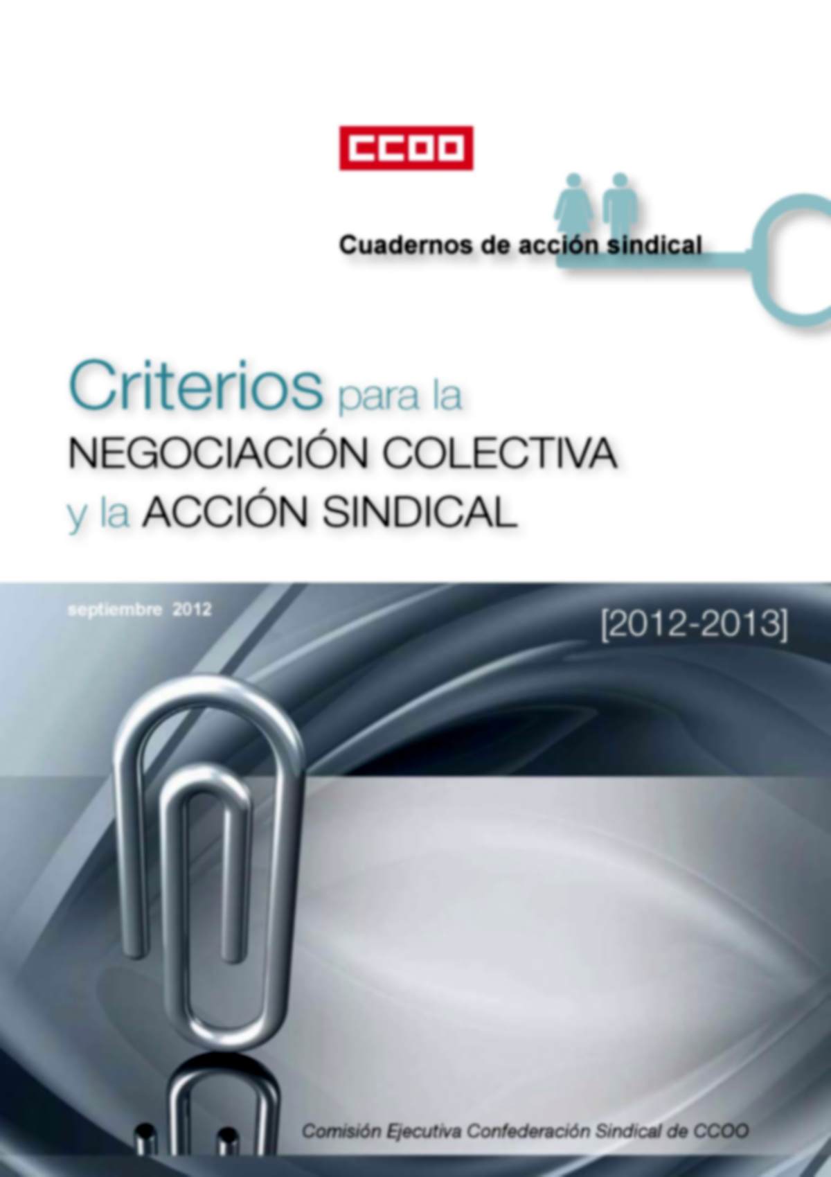Criterios para la Negociación Colectiva y la Acción Sindical [2012-2013]