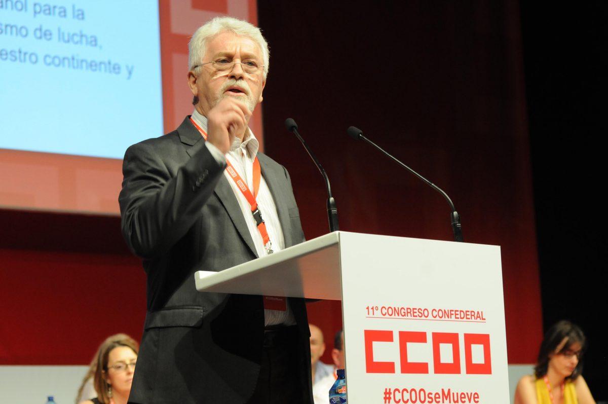 Joao Felicio interviene en el ltimo congreso de CCOO