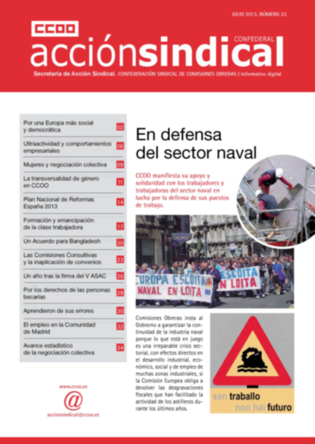 Informativo Digital Acción Sindical Confederal, nº 23