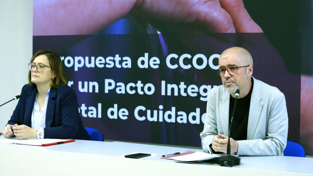 CCOO presenta en rueda de prensa una propuesta para un Pacto Integral y Estatal de Cuidados