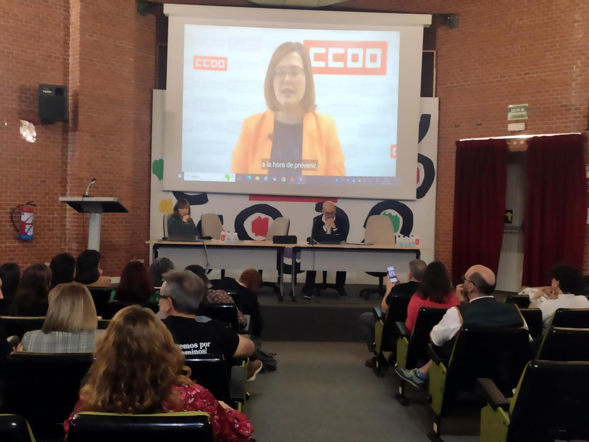 Carolina Vidal, secretaria de Mujeres, Igualdad y Condiciones de Trabajo de CCOO