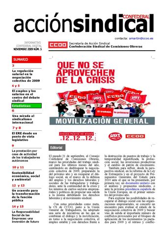 Informativo Digital Accin Sindical Confederal, n 5