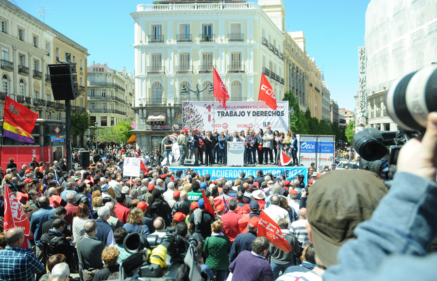 Galera de fotos Manifestacin 1 de mayo en Madrid