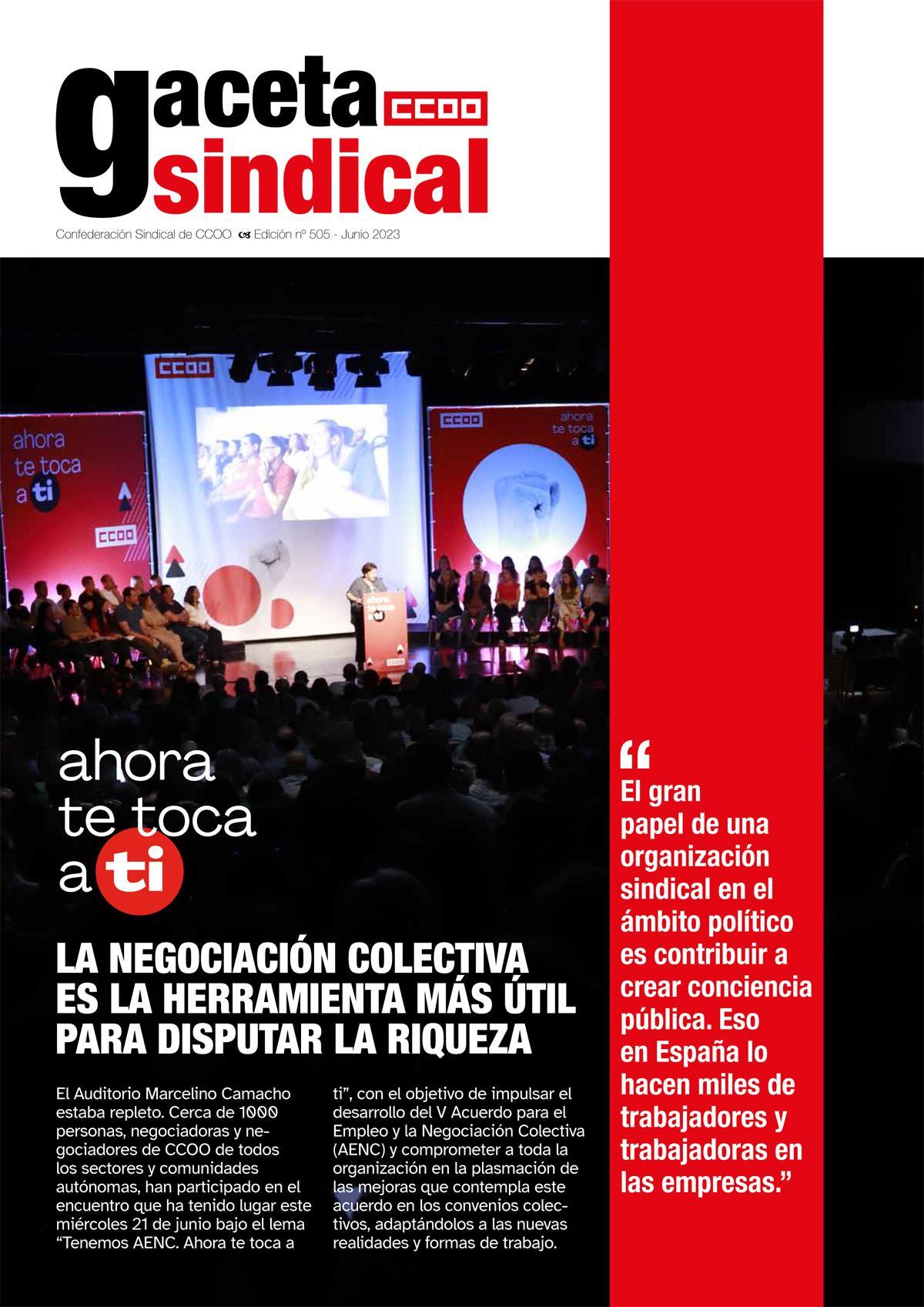 Gaceta Sindical 505