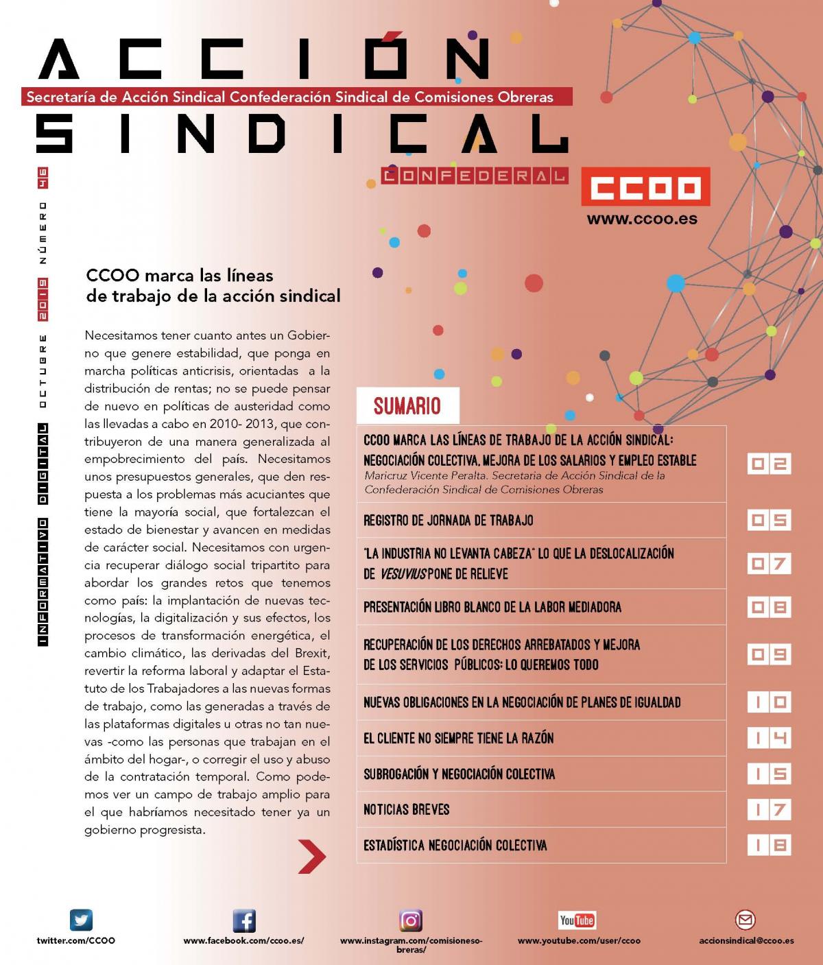 Informativo Digital Acción Sindical Confederal, nº 46
