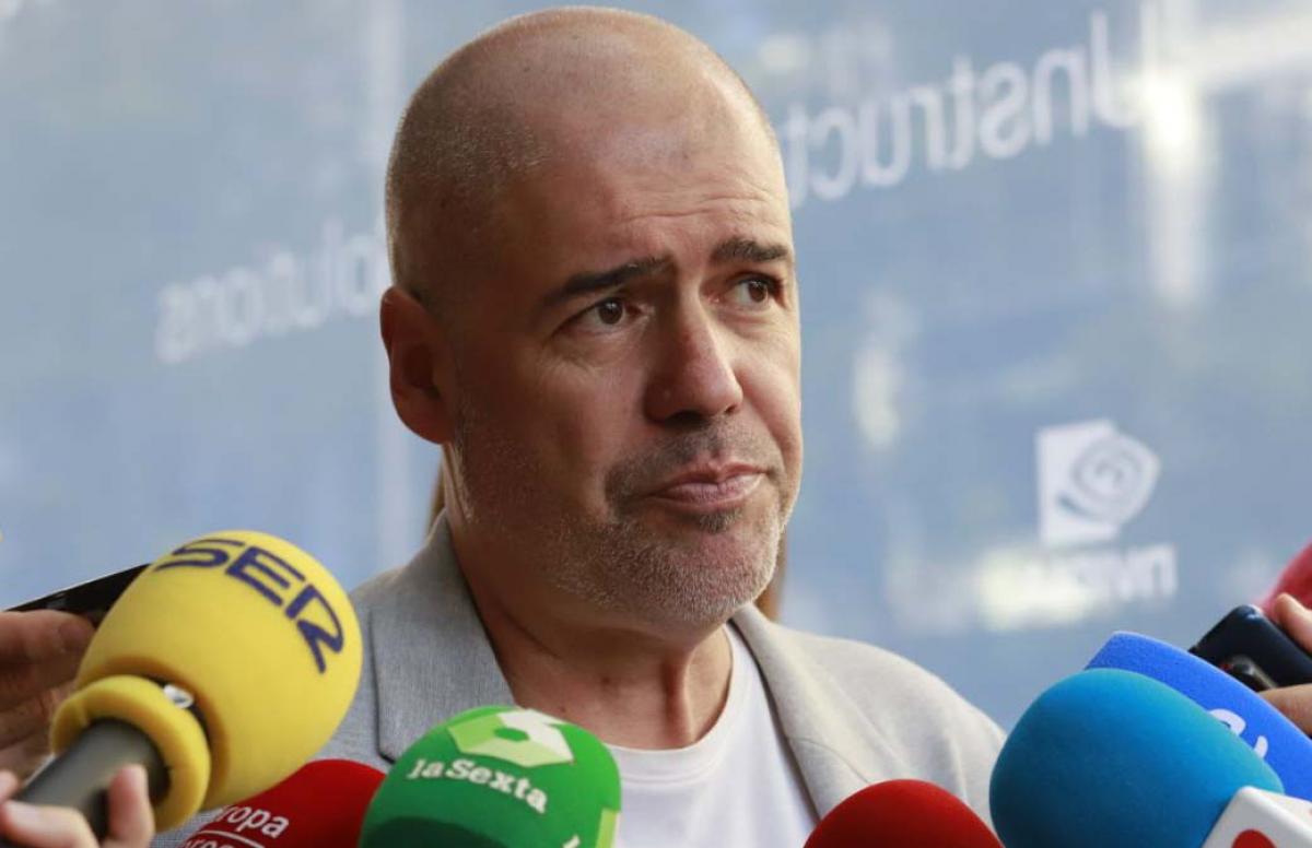 Unai Sordo atiende a los medios de comunicacin
