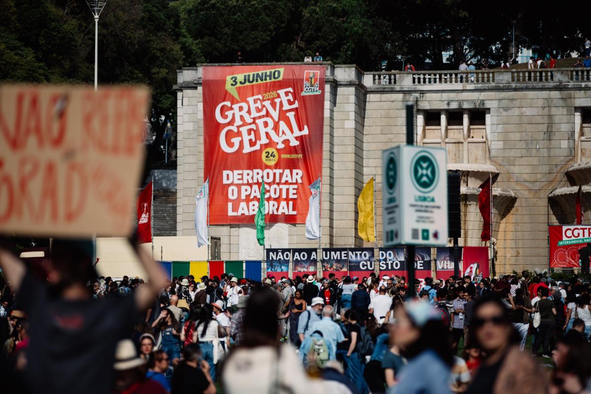 Cartel de convocatoria [web de CGTP-IN]