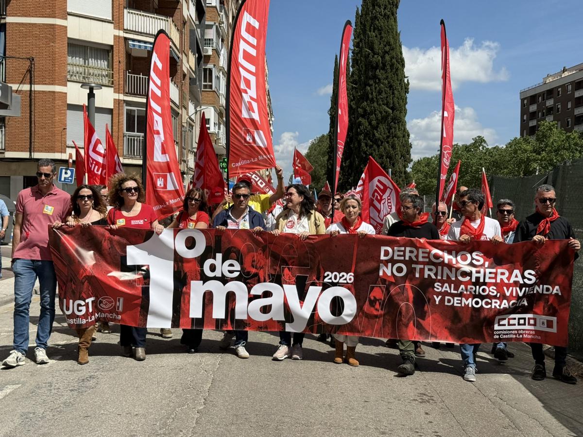 Celebración de las movilizaciones del Primero de Mayo en 2026