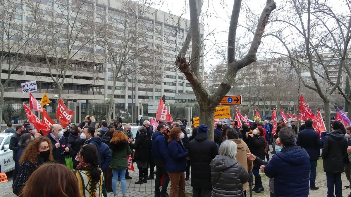 Concentracin de delegados y delegadas Ahora s toca en Madrid