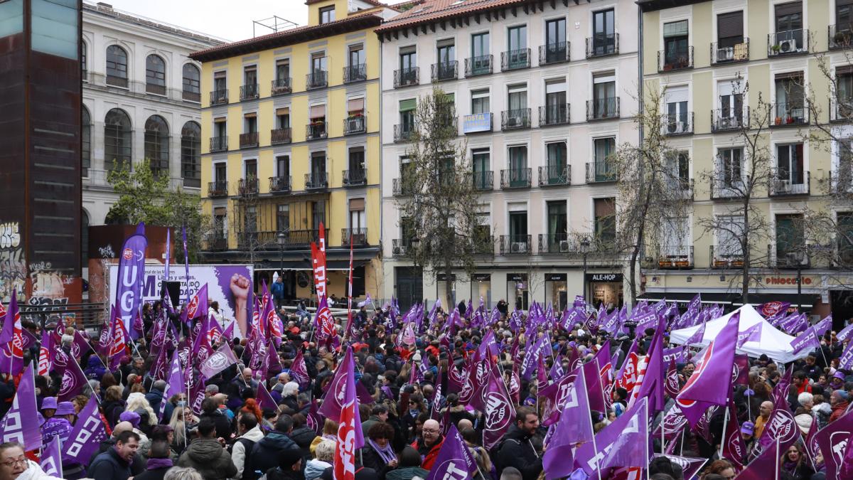 8 de marzo: Concentracin 8 de Marzo da Internacional Mujer Trabajadora.