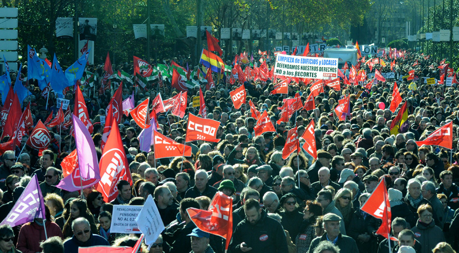 Manifestación en Madrid el 18D