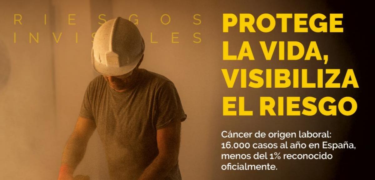 La Fundación 1º de Mayo y el sindicato presentan la campaña ‘Protege la vida, visibiliza el riesgo’ para sensibilizar sobre la importancia de la prevención en el trabajo.
