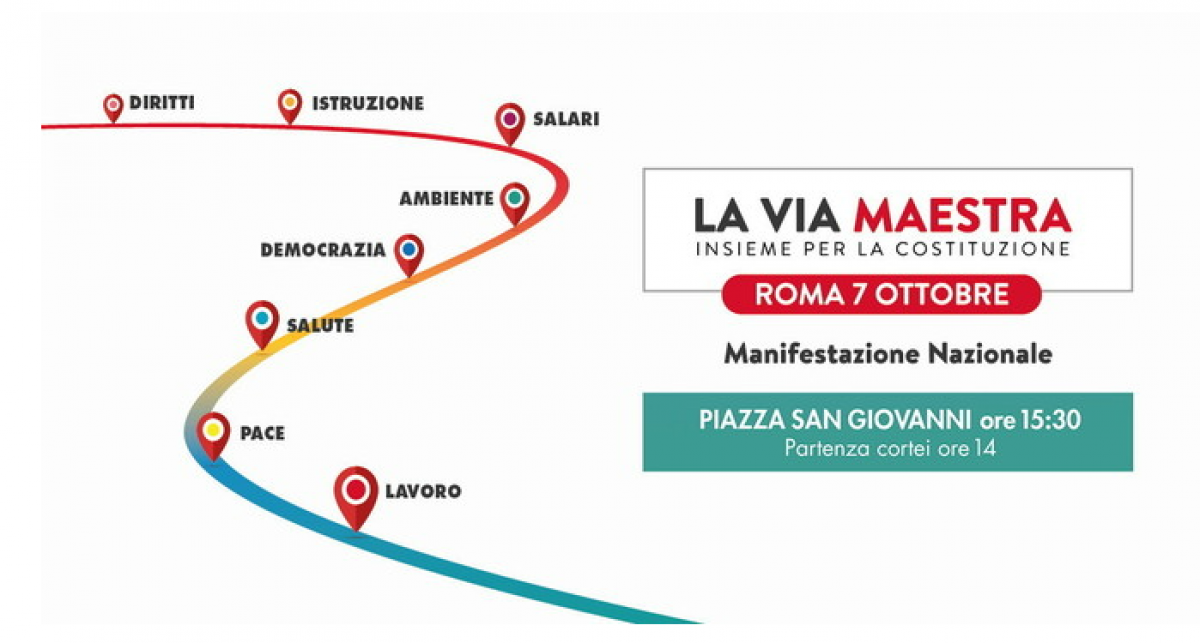 La Via Maestra - Manifestazione Nazionale