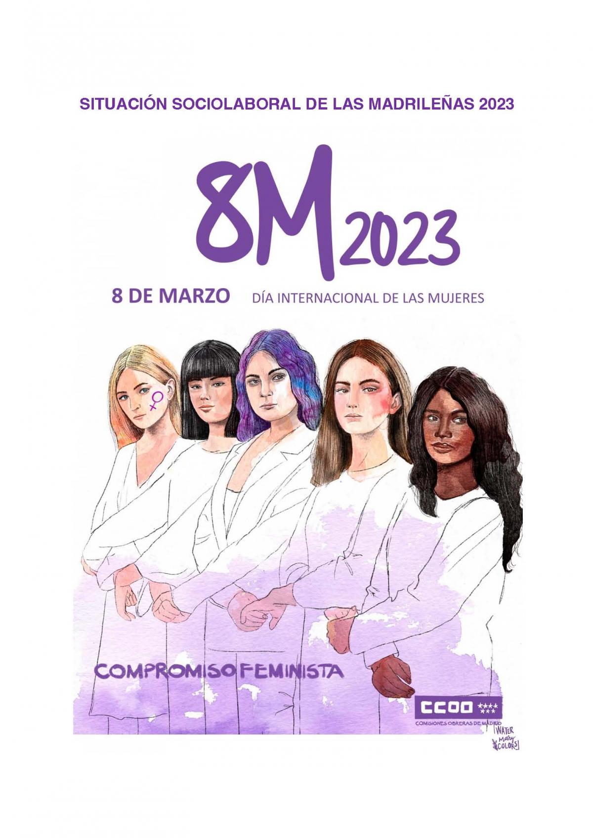 Situacin sociolaboral de las madrileas 2023.