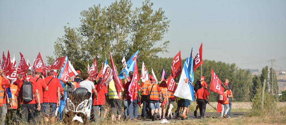 Las rutas que salieron de Galicia y Asturias marchan juntas haca Valladolid