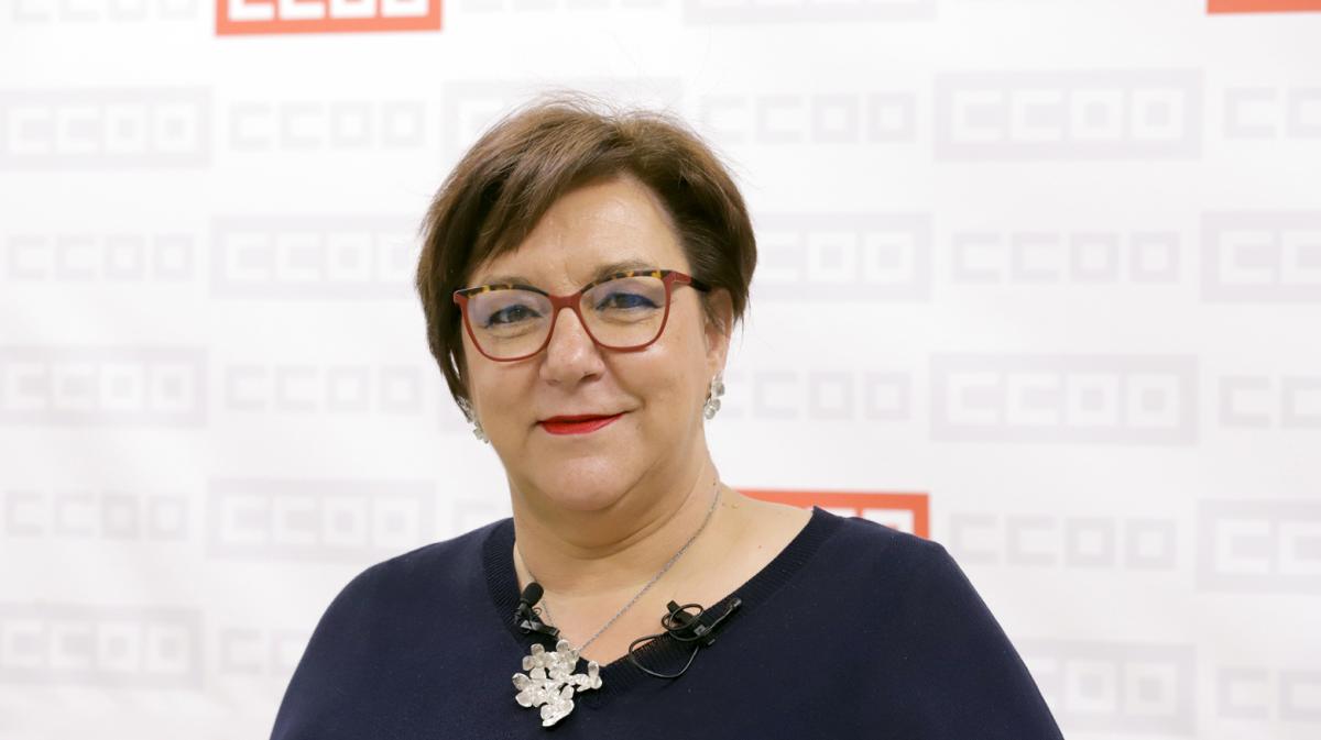Mª Cruz Vicente, secretaria de Acción Sindical de CCOO