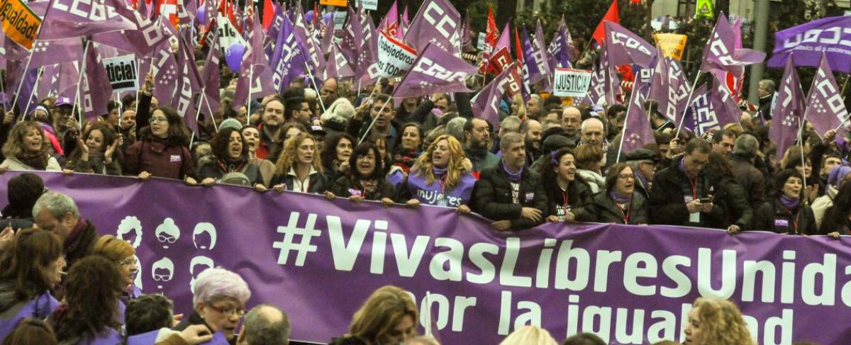 CCOO convoca paros laborales para impulsar el 8 de marzo