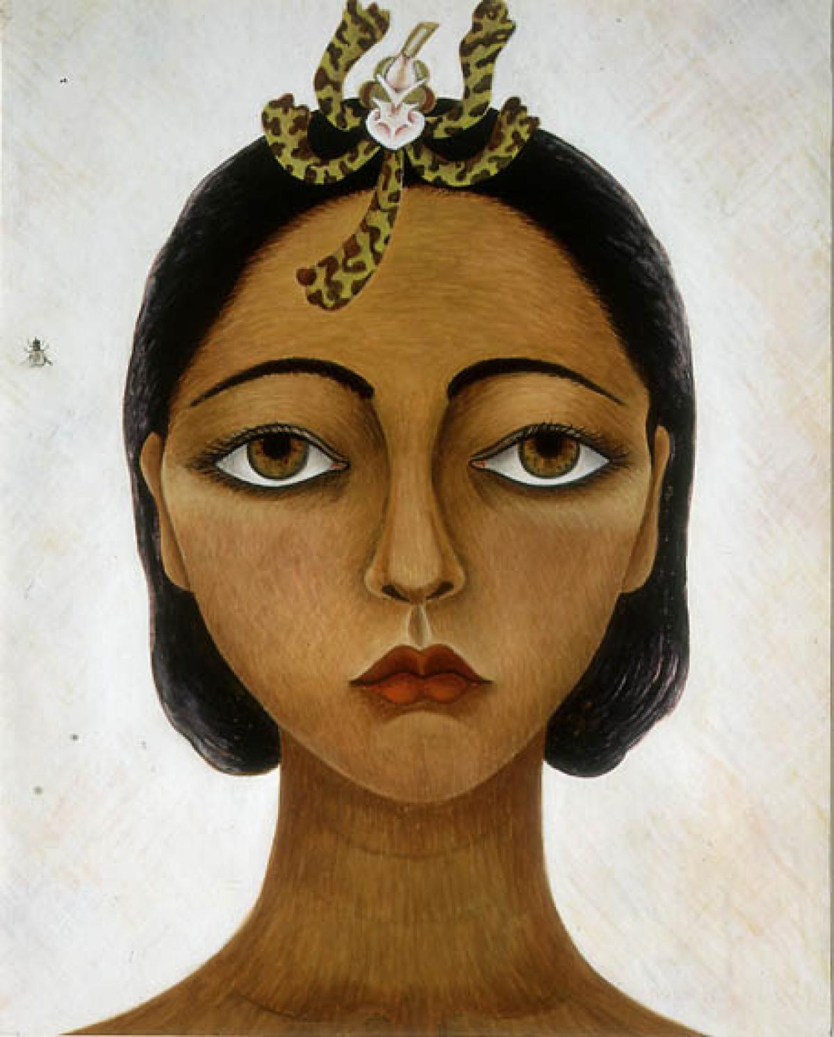 Autorretrato de la pintora estadounidense, aunque afincada en México, Rosa Rolanda (1895-1970).