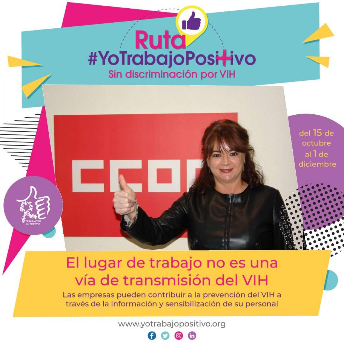La secretaria de Empleo y Cualificacin Profesional, Lola Santillana, participa en la Ruta #YoTrabajoPositivo