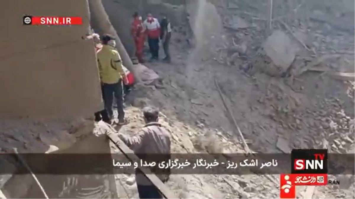 Imagen de la situación en Teherán. Fotograma de SNN TV Network.