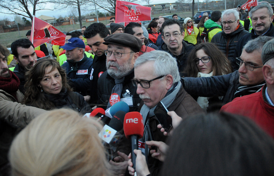 Galera de fotos manifestacin de apoyo a los 8 de Airbus