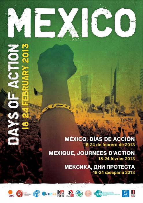 Poster para la campaa Das de Accin sobre Mxico