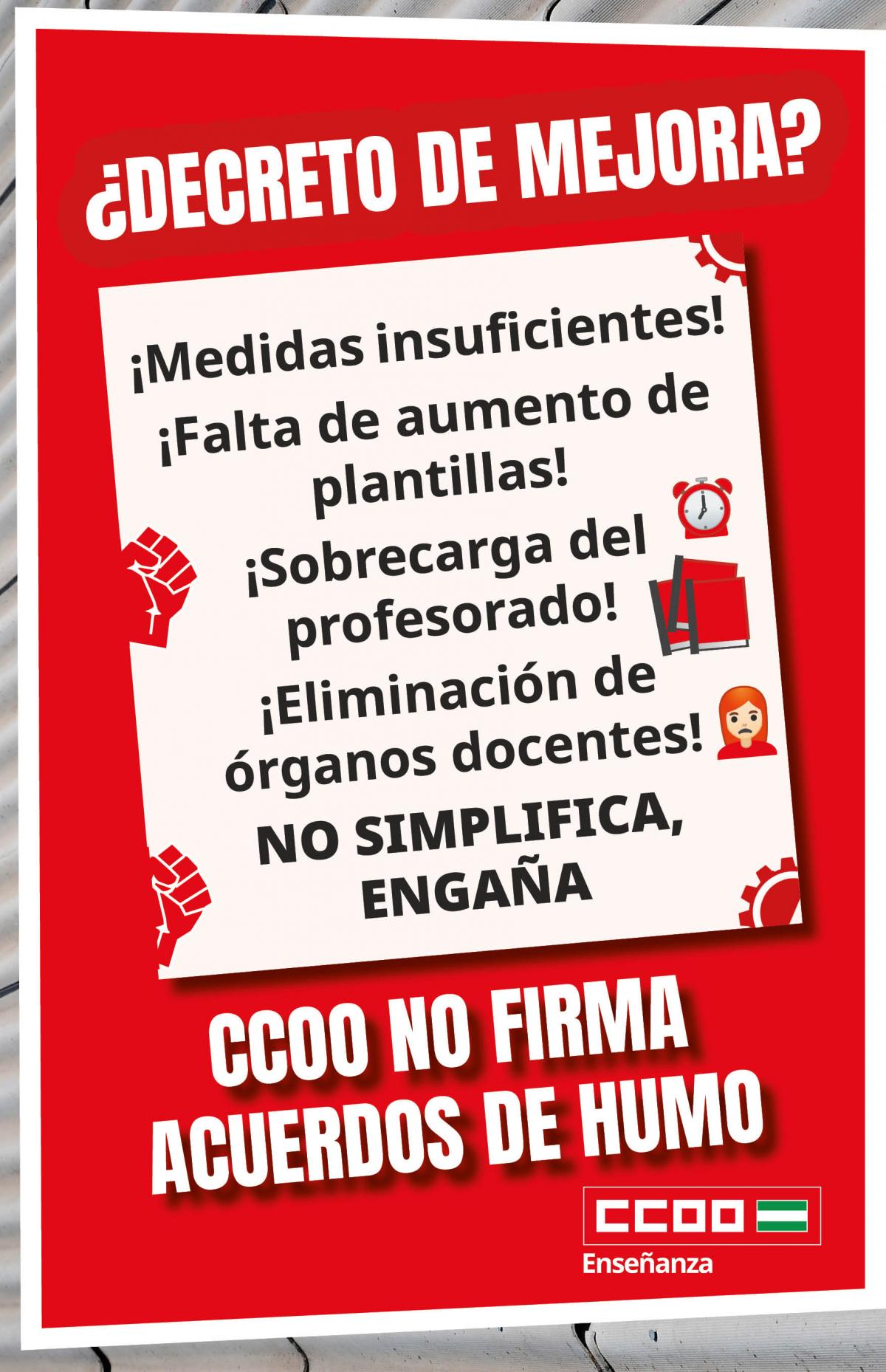 ¿Decreto de mejora?