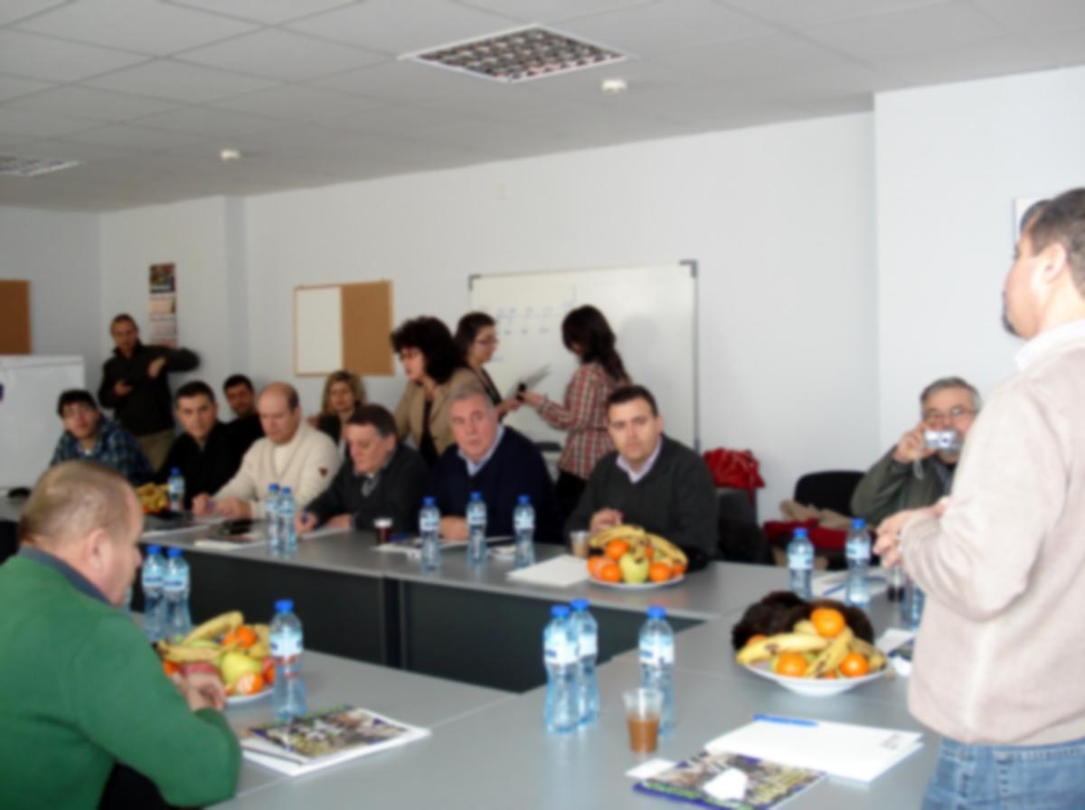 La delegacin de la Federacin de Industria de CCOO, en Sofa