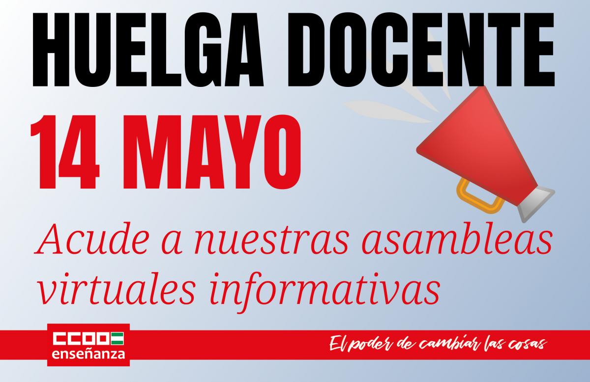 Asamblea Huelga Docente 14 Mayo