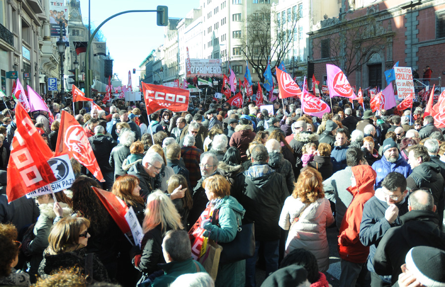 Fotos manifestacin 18D en Madrid