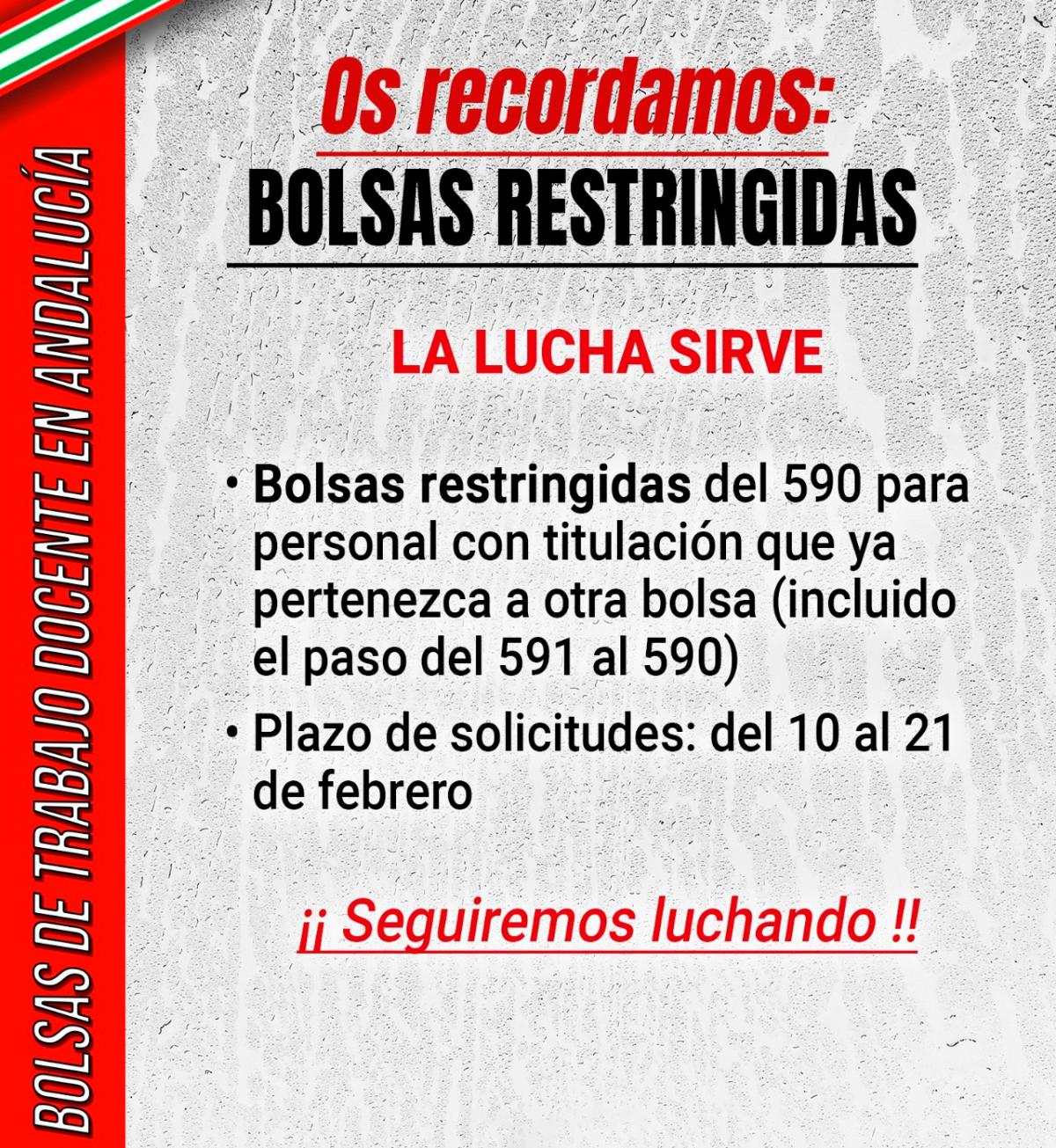 Bolsas restringidas