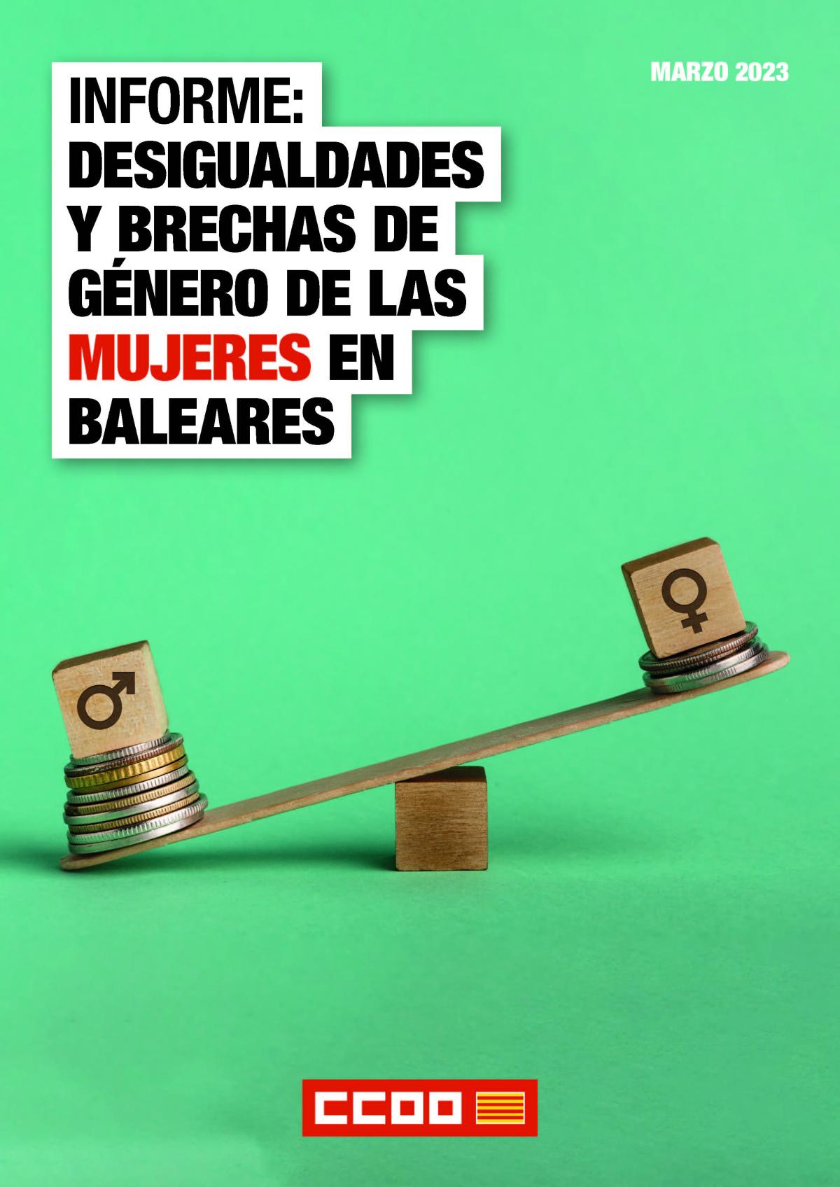 Desigualdades y brechas de género de las mujeres en Baleares.