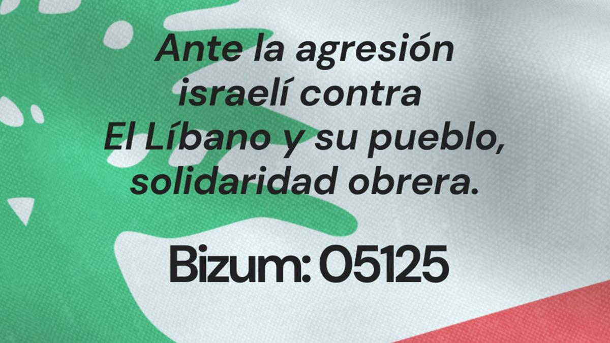 Campaña de apoyo para la clase trabajadora en El Líbano