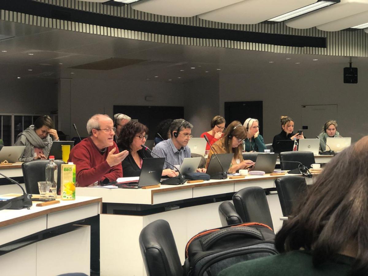 Juan Blanco y Margot Sastre en el Comit Ejecutivo de EFFAT