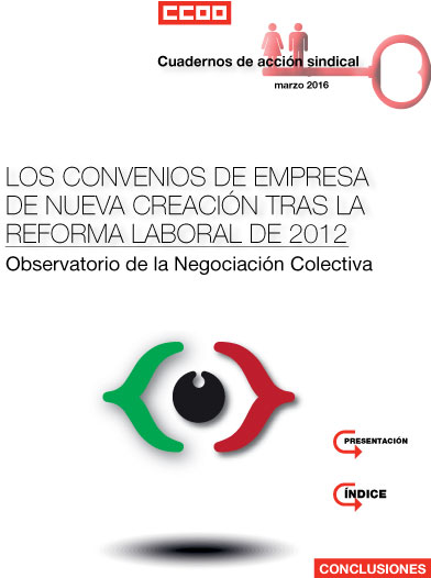 Los convenios de empresa de nueva creación tras la Reforma Laboral de 2012