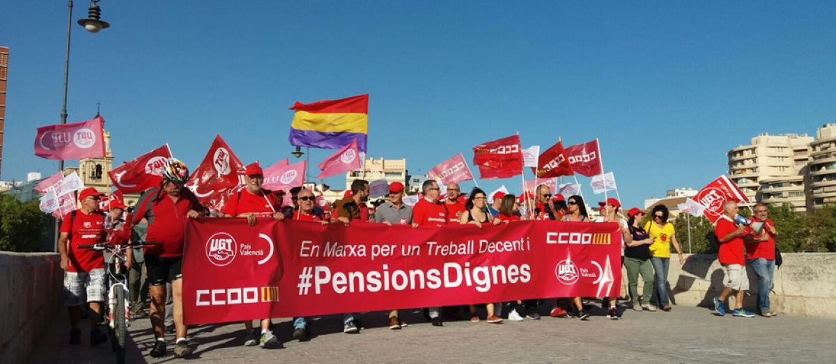 Comienza la marcha en el Pas Valenci