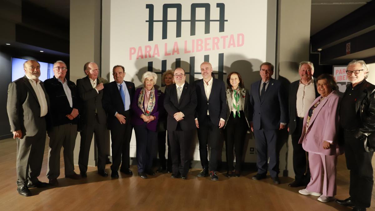 Acto de inauguracin de la exposicin 'Para la libertad. El Proceso 1001 contra la clase trabajadora'.