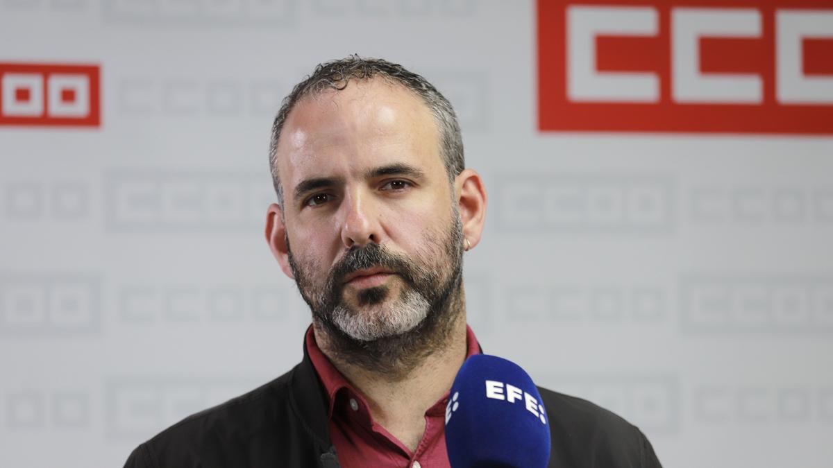 Carlos Gutiérrez, secretario confederal de Estudios y Discurso de CCOO: