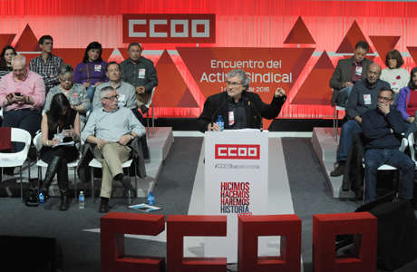 Fernando Lecano interviene en el acto sindical del 1 de abril