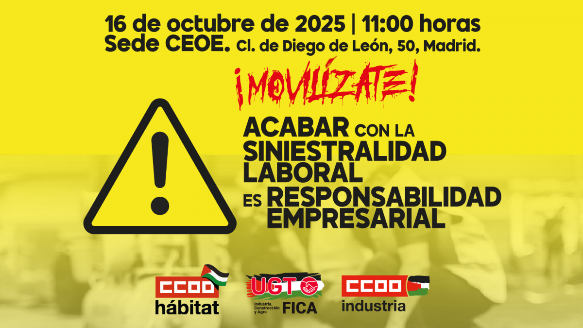 Movilización siniestralidad laboral