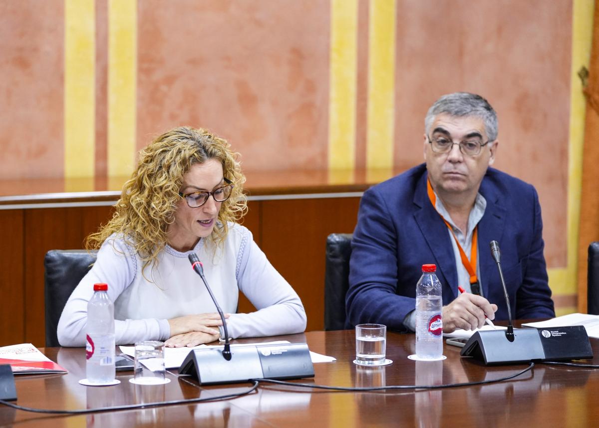 Nuria Martinez y Jos Pelayo Galindo comparecencia parlamentaria Presupuestos