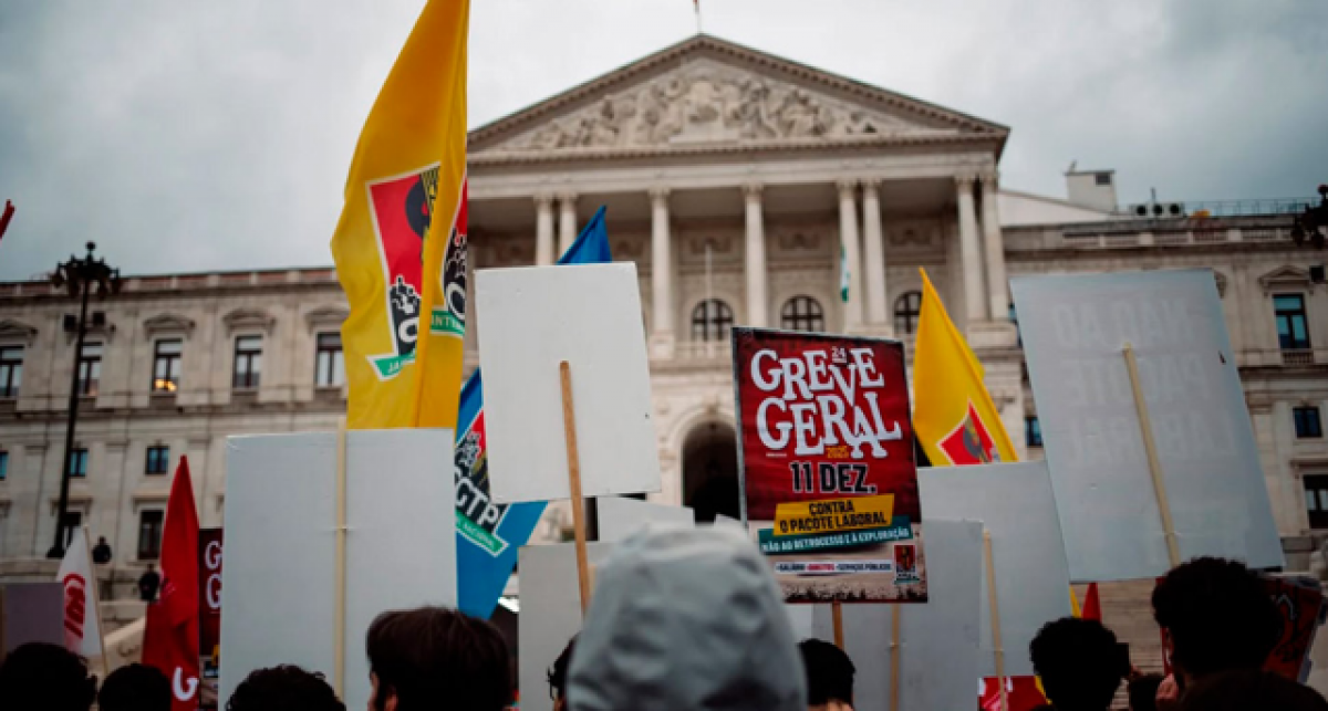 Huelga general en Portugal. CGTP-IN