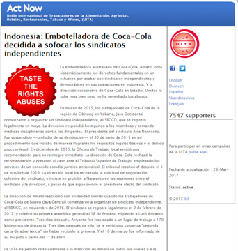 Campaa UITA Coca-cola
